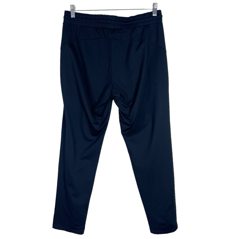 ATHLETA Black Pull Pants  tapered leg elastic waist zipper pockets size medium - Picture 3 of 6
